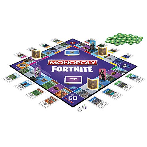 Monopoly Fortnite - Juego de mesa por 2 a 7 jugadores De 13 años en adelante [Edición Inglés]