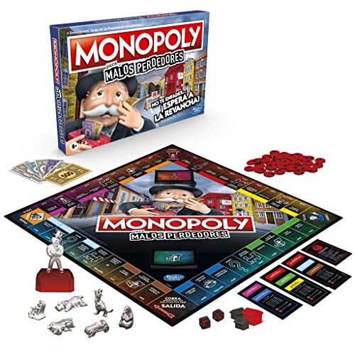 Monopoly Juego De Mesa Malos Perdedores, A Partir De 8 Años, El Juego En El Que Conviene Perder (Hasbro E9972190)