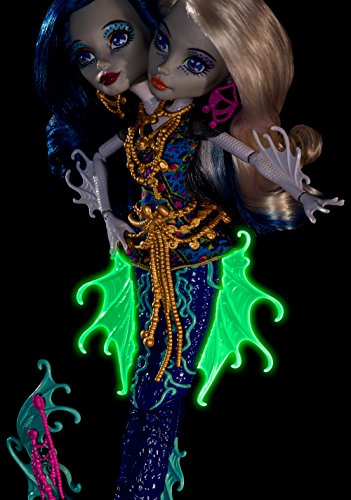 Monster High DHB47) Mattel - Muñeca, Monstruitas de profundidades, marinas inseparables , color/modelo surtido