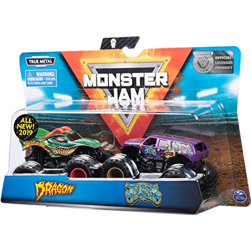 Monster Jam 6044943 Vehículo niños, modelos surtidos, paquete de 2