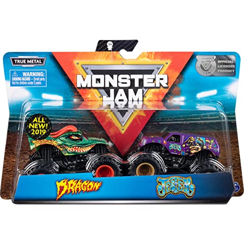 Monster Jam 6044943 Vehículo niños, modelos surtidos, paquete de 2