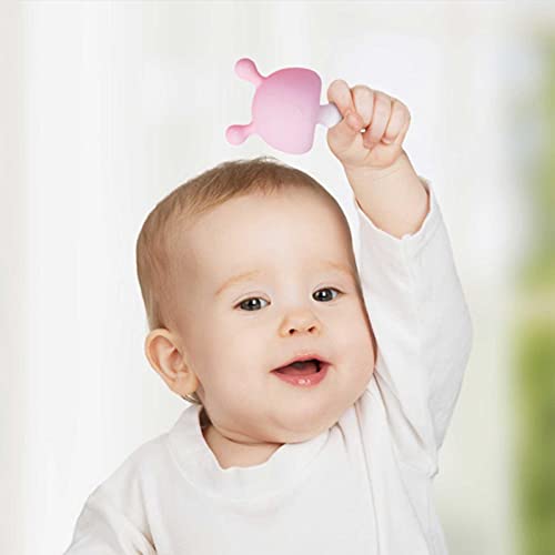 Mordedor De Silicona Bebe,Mordedor del Chupete Alivio Suave del Dolor De La Dentición del Bebé Juguete para La Dentición del Bebé para Niños Pequeños