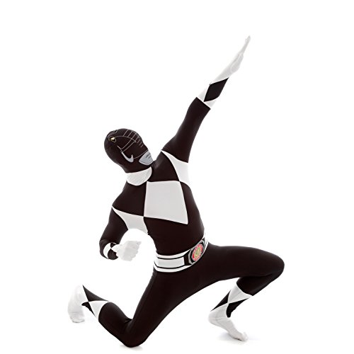 Morphsuits Disfraz de Power Rangers para hombre, talla L, color negro