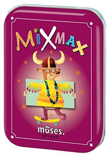 Moses 90340 Mix MAX, Juego clásico en Caja de Metal, para niños a Partir de 4 años.