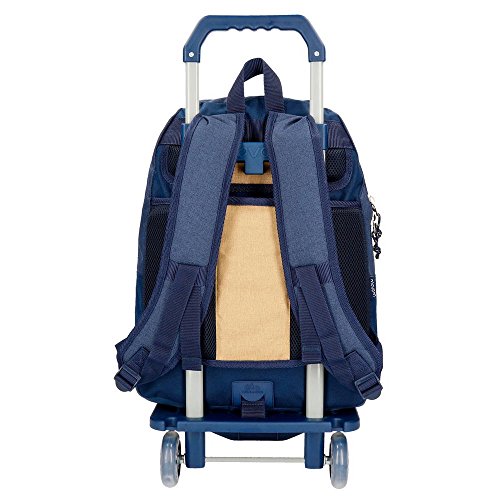 Movom Babylon Mochila Escolar con Carro Azul 33x44x13,5 cms Poliéster 19.6L