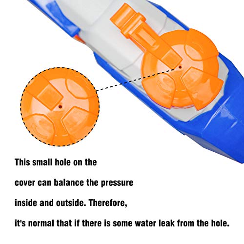 MOZOOSON Pistola de Agua de Juguete para Niñas de Niños, Potente Chorro de Agua con un Alcance Largo 33ft, Water Pistol Gun para Batalla de Agua, Fiestas de Verano al Aire Libre, Capacidad de 750ml