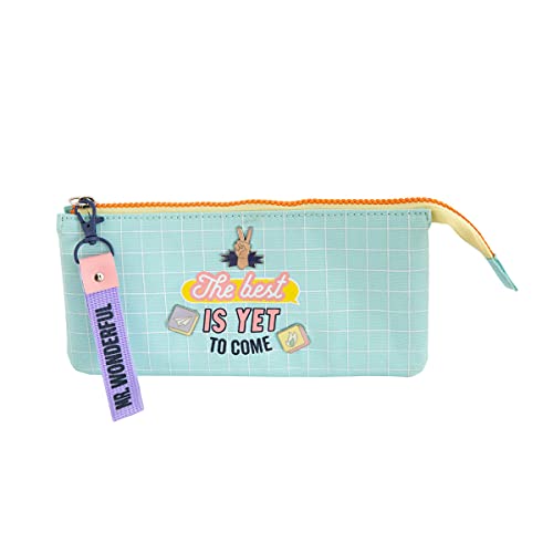 Mr. Wonderful Triple pencil case - The best is yet to come, WOA10964EM