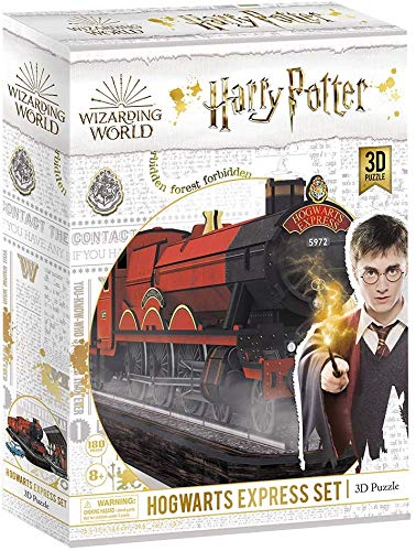 Msoah 3D-El Hogwarts Harry Potter Puzzle 3D, Multicolor, 180 Piezas