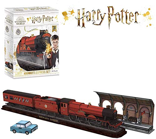 Msoah 3D-El Hogwarts Harry Potter Puzzle 3D, Multicolor, 180 Piezas