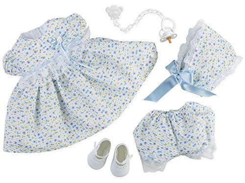 Muñecas Guca- VESTIDOS SURTIDOS MUÑECA REBORN 46 CM, Multicolor (10020)