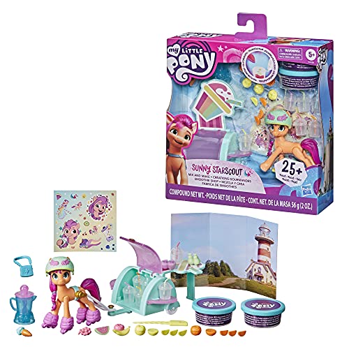 My Little Pony: A New Generation - Sunny Starscout Mezcla y CREA - Poni y 25 Accesorios