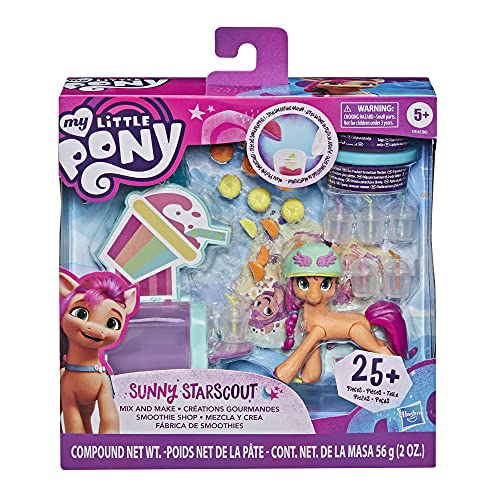 My Little Pony: A New Generation - Sunny Starscout Mezcla y CREA - Poni y 25 Accesorios