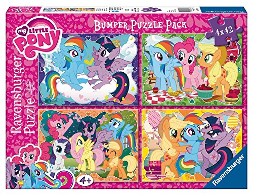 My Little Pony - Bumper Pack, Puzzles 4 x 42 Piezas (Ravensburger 06875)