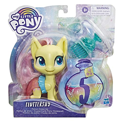 My Little Pony Figura Fluttershy Potion Magique Pony Amarillo de 12,5 cm (Hasbro E9141)