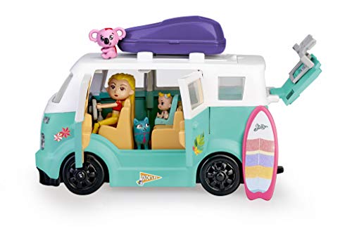 mymy CiTY- Family Van, Caravana con Accesorios niñas a Partir de 3 años (Famosa 700015598)