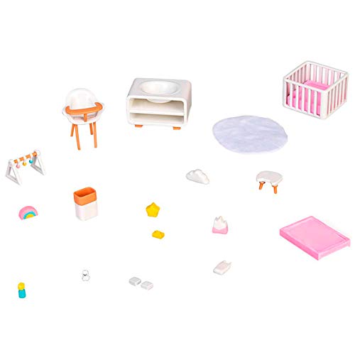 mymy CiTY - Set Muebles, habitación bebés para niños y niñas de 3 a 8 años (Famosa 700015355)