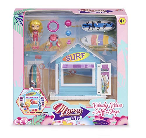 mymy CiTY- Wendy Wave Shop, Tiendecita de Surf y Accesorios con Figuras niñas a Partir de 3 años (Famosa 700015596)