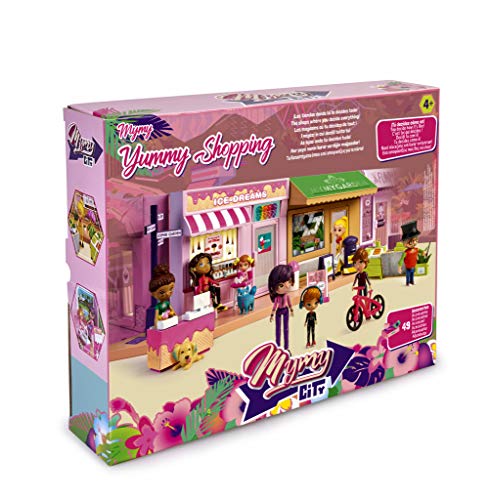 Mymy City- Yummy Shopping, Set de Tiendas de Juguete con Accesorios (Famosa 700015840)