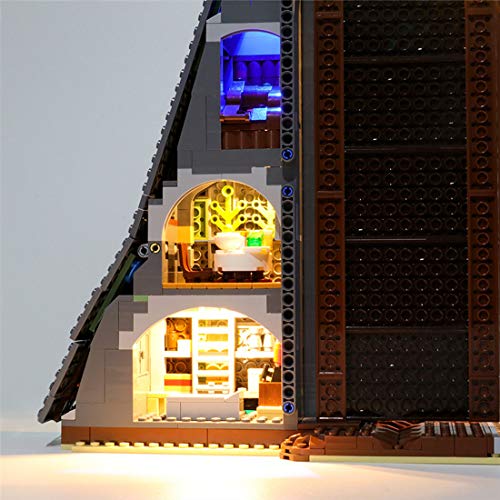 Mysta Juego de iluminación LED para arrancador Lego Tyrannosaurus de bloques de construcción, juego de luces LED, compatible con Lego 75936, sin set Lego