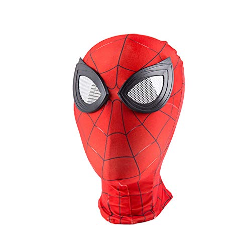 MYYLY Máscaras De Spiderman 3D Vengadores Spider Man Disfraces De Cosplay Lycra Mascarilla Lentes De Superhéroe Regalo Trajes De Fiesta De Cumpleaños Mascarada Onesies,F-Adult~One Size