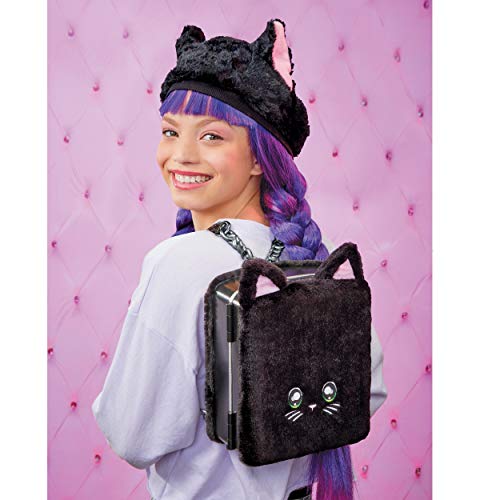 Na Na Na Surprise 3 en 1 Mochila Dormitorio Black Kitty con Muñeca Tuesday Meow de Edición Limitada