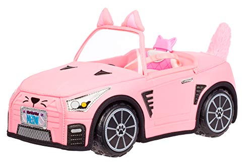 Na Na Na Surprise Juguete de Peluche Convertible, Coche Rosa para Muñecas con Temática de Gatitos, Compatible con Todas las Muñecas Na Na Na Surprise, A partir de 3 Años, Juguete para Niñas