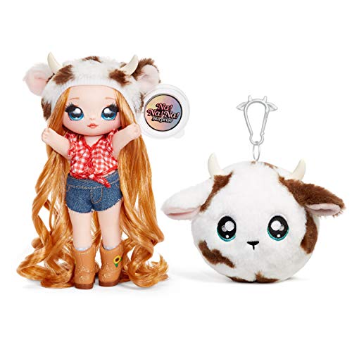 Na Na Na Surprise - Muñecas de Moda 2 en 1 Coleccionables para Niñas, Annabelle Moooshe, Bolso de Felpa Serie 3