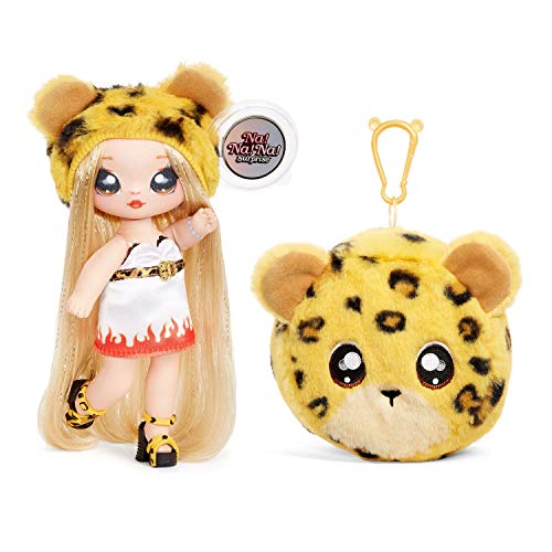 Na Na Na Surprise - Muñecas de Moda 2 en 1 Coleccionables para Niñas, Jennel Jaguar, Bolso de Felpa Serie 3