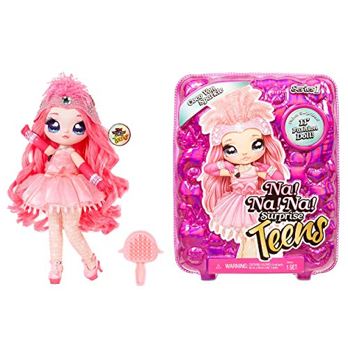 Na Na Na Surprise Teens Muñeca de moda COCO VAN SPARKLE - Muñeca grande y suave para coleccionar con ropa y accesorios de lujo - Teens Serie 1 - Edad: para niños a partir de 5 años