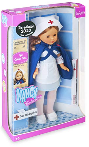 Nancy Colección-Enfermera Reedición 20 Muñeca, Multicolor (Famosa 700016211)