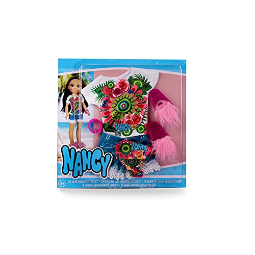 Nancy Luxury Tropic, ropita de Verano para la muñeca Recomendado para niños y niñas a Partir de 3 años (Famosa 700016431)