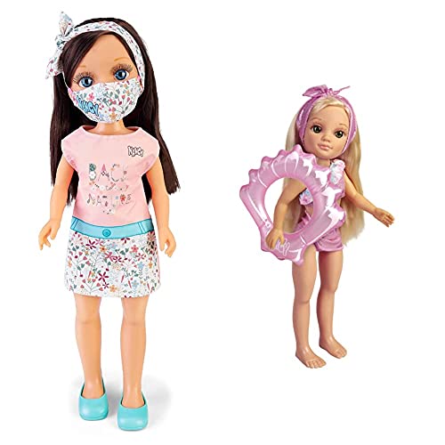 Nancy, Un Día con Mascarilla Trendy, Muñeca con Mascarilla para Niños Y Niñas A Partir De 3 Años + , Un Día De Verano, Muñeca con Traje De Baño