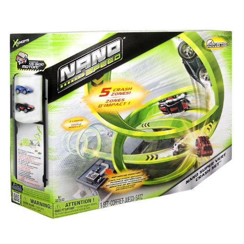 Nano Speed 6018976 - Pista con 2 Coches en Miniatura