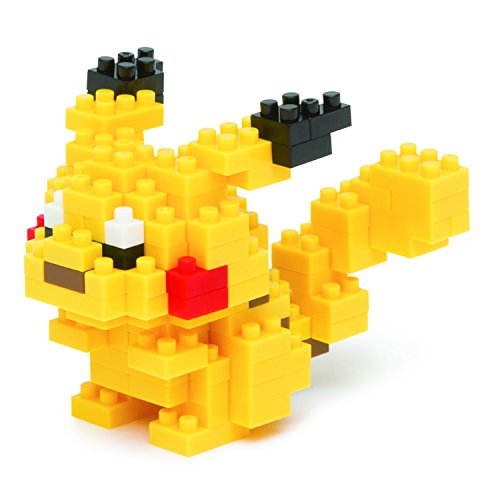 nanoblock Pokemon Pikachu NBPM-001 (japan import) , color/modelo surtido