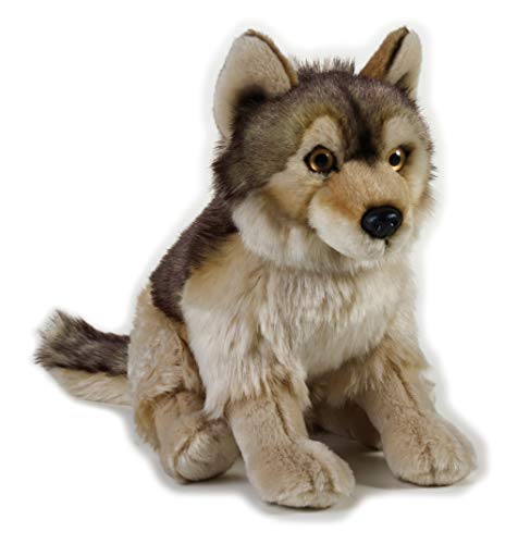 NATIONAL GEOGRAPHIC- Wolf Peluche, Color Gris (9770758)