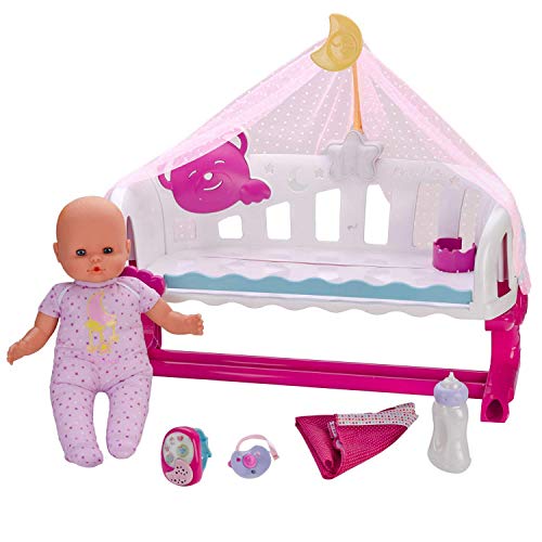 Nenuco 700014485 Cunita Duerme Conmigo Con Baby Monitor, Multicolor