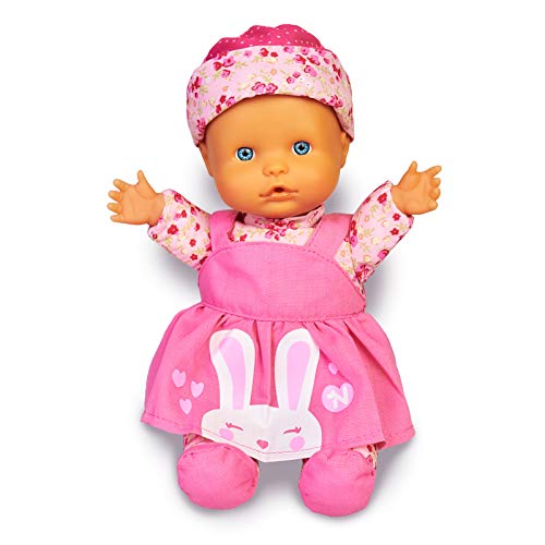 Nenuco-Baby Talks,Nos vestimos! Muñeca con Sonidos para niñas y niños a Partir de 1 año(Famosa 700016282)