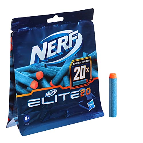 Nerf- Elite 2.0 20 Dardos (Hasbro F0040EU4)