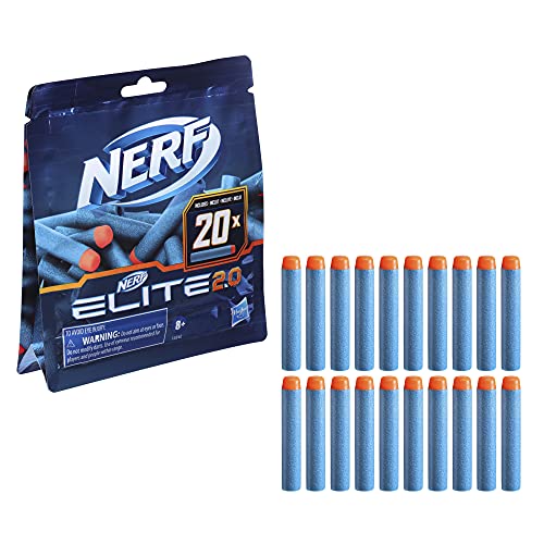 Nerf- Elite 2.0 20 Dardos (Hasbro F0040EU4)