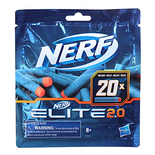 Nerf- Elite 2.0 20 Dardos (Hasbro F0040EU4)