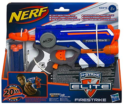 Nerf Elite firestrike Pistola con luz (53378EU4)