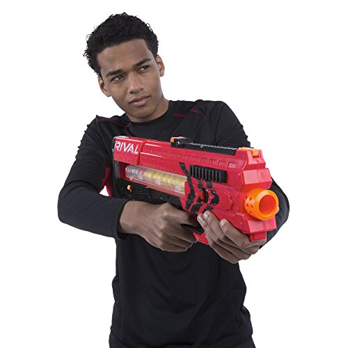 Nerf Juego de Pistola Rival Zeus MXV, B1592, Color Rojo