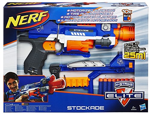 Nerf - Lanzadardos Stockade Elite (Hasbro 98695EU4)