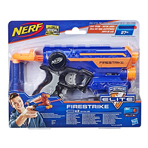 Nerf- Lanzador Firestrike, Color azul (Hasbro 53378EU6) , color/modelo surtido