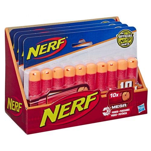 Nerf - Mega 10 dardos recambios (Hasbro A4368EU6)