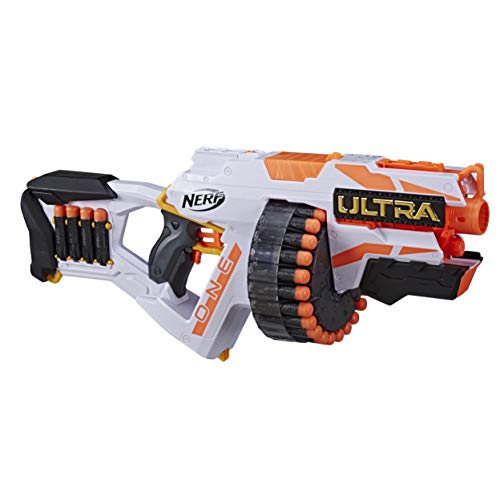 Nerf Motorised Blaster – 25 avanzados de vuelos – Compatible Solo con Dardos Ultra One, Multicolor (Hasbro E6596EU4)