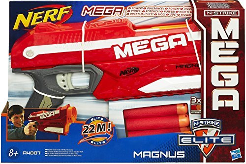 Nerf - N-Strike Elite Mega Magnus lanzadardos (Hasbro A4887E24)