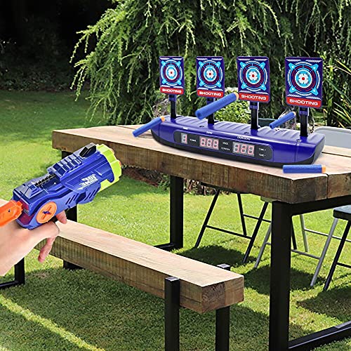 Nerf Objetivo Electrónico para Pistolas Nerf, Restablecimiento Automático , Apto para Nerf N-Strike Elite / Mega / Rival Series,Juguetes Niños 5 6 7 8 9 10 11 12 Años para Regalos Navidad Cumpleaños