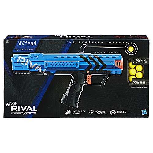 Nerf Pistola de Bombeo Rival Apollo de la Marca Color Azul. Código B1619FR00