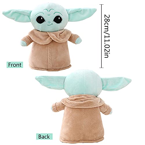 Nesloonp Star Wars Baby Peluche de Star Wars de Star Wars Baby Plushie Star Wars The Child-Mandalorian para Niños Colección De Navidad Regalo 28 Centimetros